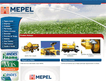 Tablet Screenshot of mepel.ind.br